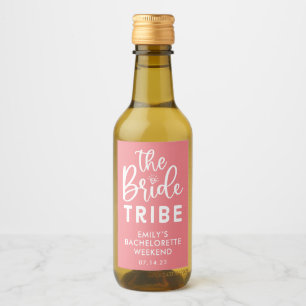 Étiquettes Pour Bouteilles De Vin Enterrement de vie de jeune fille de la tribu de m