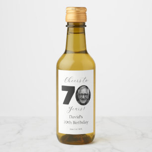 Étiquettes Pour Bouteilles De Vin Fête d'anniversaire pour un événement marquant ave
