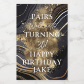 Étiquettes Pour Bouteilles De Vin Food and Beverage Label Set (Étiquettes simples)