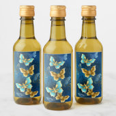 Étiquettes Pour Bouteilles De Vin Golden butterflies (Bouteilles)