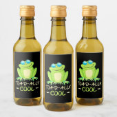 Étiquettes Pour Bouteilles De Vin Grenouille Toadal Cool (Bouteilles)