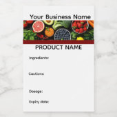 Étiquettes Pour Bouteilles De Vin Herbal Tonic Label (Étiquettes simples)