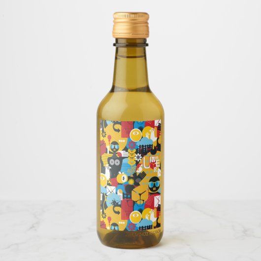 Étiquettes Pour Bouteilles De Vin Heure d'été (Devant)