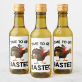 Étiquettes Pour Bouteilles De Vin Il Est Temps D'Obtenir Basé Drôle Bière Turquie Th (Bouteilles)