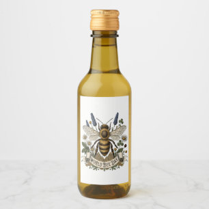 Étiquettes Pour Bouteilles De Vin Illustration botanique vintage pour la Journée mon