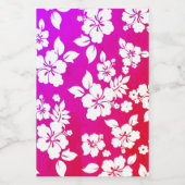 Étiquettes Pour Bouteilles De Vin Impression hawaïenne (Étiquettes simples)