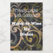 Étiquettes Pour Bouteilles De Vin Jésus (Étiquettes simples)