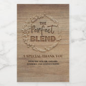 Étiquettes Pour Bouteilles De Vin Le Mariage de fusion parfait (Étiquettes simples)