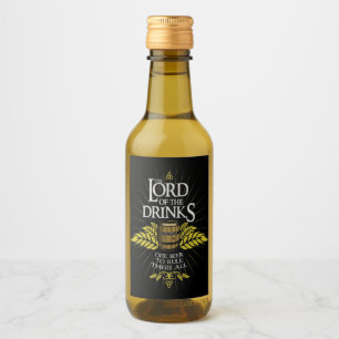 Étiquettes Pour Bouteilles De Vin Le Seigneur des Boissons Bière
