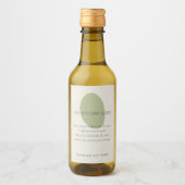 Étiquettes Pour Bouteilles De Vin Leather Care Guide Sage Artisan 2x3 Custom Label (Devant)