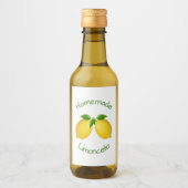 Étiquettes Pour Bouteilles De Vin Limoncello fait maison (Devant)