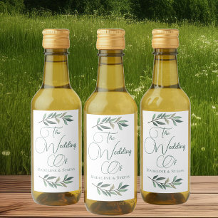 Étiquettes Pour Bouteilles De Vin Mariage botanique personnalisé chic Eucalyptus Lea