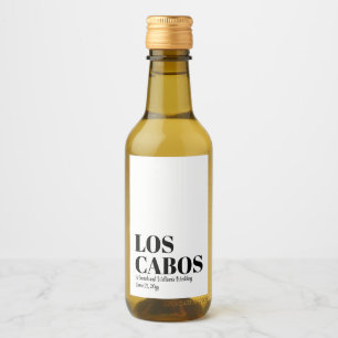 Étiquettes Pour Bouteilles De Vin Mariage de destination personnalisée Bienvenue à L