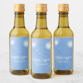 Étiquettes Pour Bouteilles De Vin Mariage Dove Blue Lighting (Bouteilles)