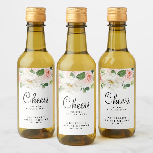 Étiquettes Pour Bouteilles De Vin Mini Étiquettes de vin, Blush (Bouteilles)