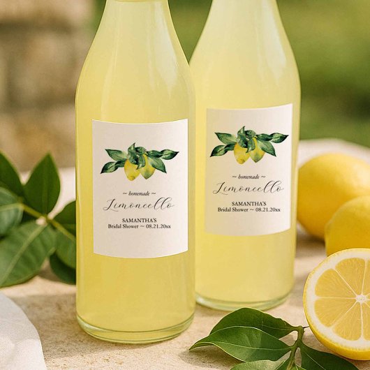 Étiquettes Pour Bouteilles De Vin Mini Limoncello Thank You Gifts