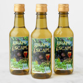 Étiquettes Pour Bouteilles De Vin Mini Raisins Naturels À Vins (Bouteilles)