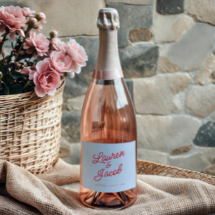 ÉTIQUETTES POUR BOUTEILLES DE VIN MOUSSEUX