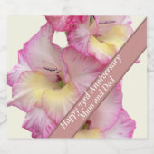 Étiquettes Pour Bouteilles De Vin Mousseux 73e anniversaire modifiable (Étiquettes simples)