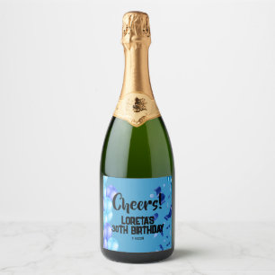 Étiquettes Pour Bouteilles De Vin Mousseux Adulte surprise Anniversaire Vin bouteille Étiquet