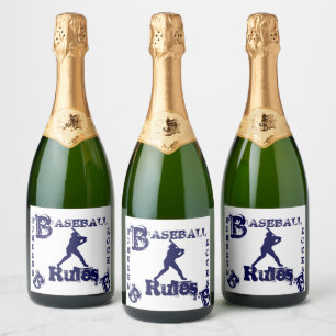 Étiquettes Pour Bouteilles De Vin Mousseux Baseball