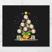 Étiquettes Pour Bouteilles De Vin Mousseux Baseball (Étiquettes simples)