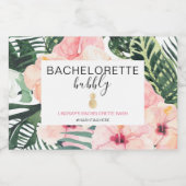 Étiquettes Pour Bouteilles De Vin Mousseux Beach Bachelorette (Étiquettes simples)