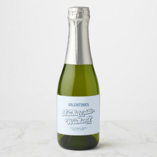Étiquettes Pour Bouteilles De Vin Mousseux Blue Beach Bachelorte