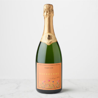 Étiquettes Pour Bouteilles De Vin Mousseux Boudreaux Bubbly - Édition de Courtney (Version 1)