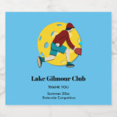 Étiquettes Pour Bouteilles De Vin Mousseux Boule de pique (Étiquettes simples)