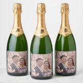 Étiquettes Pour Bouteilles De Vin Mousseux Bouteille à vin mariage (Bouteilles)