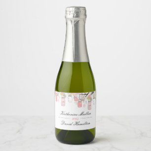 Étiquettes Pour Bouteilles De Vin Mousseux Bouteille de vin Mariage personnalisée Vin mousseu