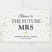 Étiquettes Pour Bouteilles De Vin Mousseux Bravo à l'avenir Mme. (Étiquettes simples)