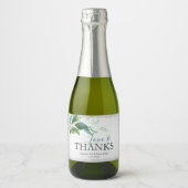 Étiquettes Pour Bouteilles De Vin Mousseux Brunch Mariage rustique et vin mousseux (Devant)