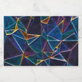 Étiquettes Pour Bouteilles De Vin Mousseux Bulles cassées (Étiquettes simples)