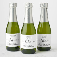 Cadeau de vin pétillant Leyton Minimal pour la fêt