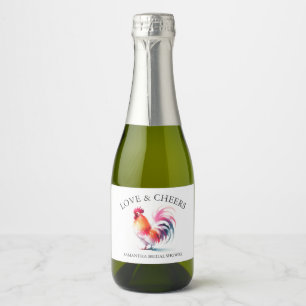 Étiquettes Pour Bouteilles De Vin Mousseux Cadeaux De Fête des mariées De Coq Pour Les Client