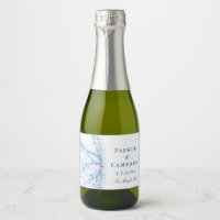 Carte Sea Bright New Jersey Mariage Champagne Mini