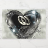 Étiquettes Pour Bouteilles De Vin Mousseux Ce que Dieu a mis ensemble Mariage (Étiquettes simples)