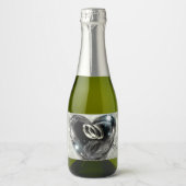 Étiquettes Pour Bouteilles De Vin Mousseux Ce que Dieu a mis ensemble Mariage (Devant)