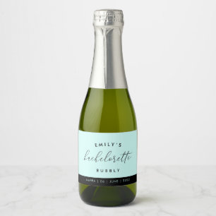 Étiquettes Pour Bouteilles De Vin Mousseux Champagne Bachelorette personnalisée