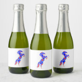 Étiquettes Pour Bouteilles De Vin Mousseux Cheval de saut (Bouteilles)