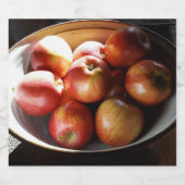 Étiquettes Pour Bouteilles De Vin Mousseux Choeur d'Apple (Étiquettes simples)