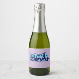 Étiquettes Pour Bouteilles De Vin Mousseux Chuchoteur de maths