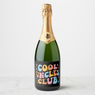 Étiquettes Pour Bouteilles De Vin Mousseux Club des oncles cool III