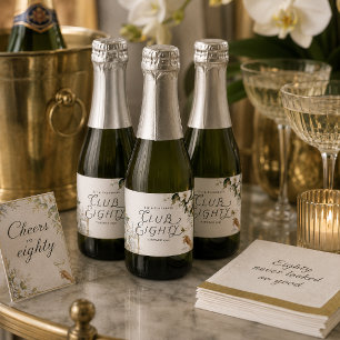 Étiquettes Pour Bouteilles De Vin Mousseux Club Eighty Grand Hotel 80e anniversaire