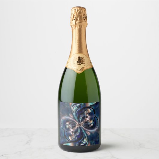 Étiquettes Pour Bouteilles De Vin Mousseux Conception (Devant)