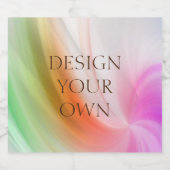 Étiquettes Pour Bouteilles De Vin Mousseux Concevez votre propre (Étiquettes simples)