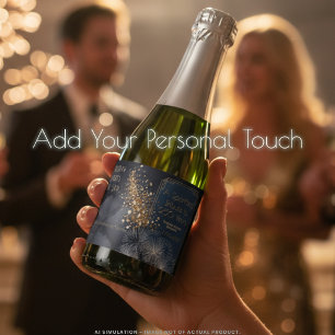 Étiquettes Pour Bouteilles De Vin Mousseux Cuvée Gold America Liberty 250 Ans Anniversaire