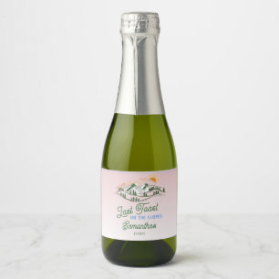 Étiquettes Pour Bouteilles De Vin Mousseux Dernier Toast Sur La Piste Ski Hiver Week-end BACH